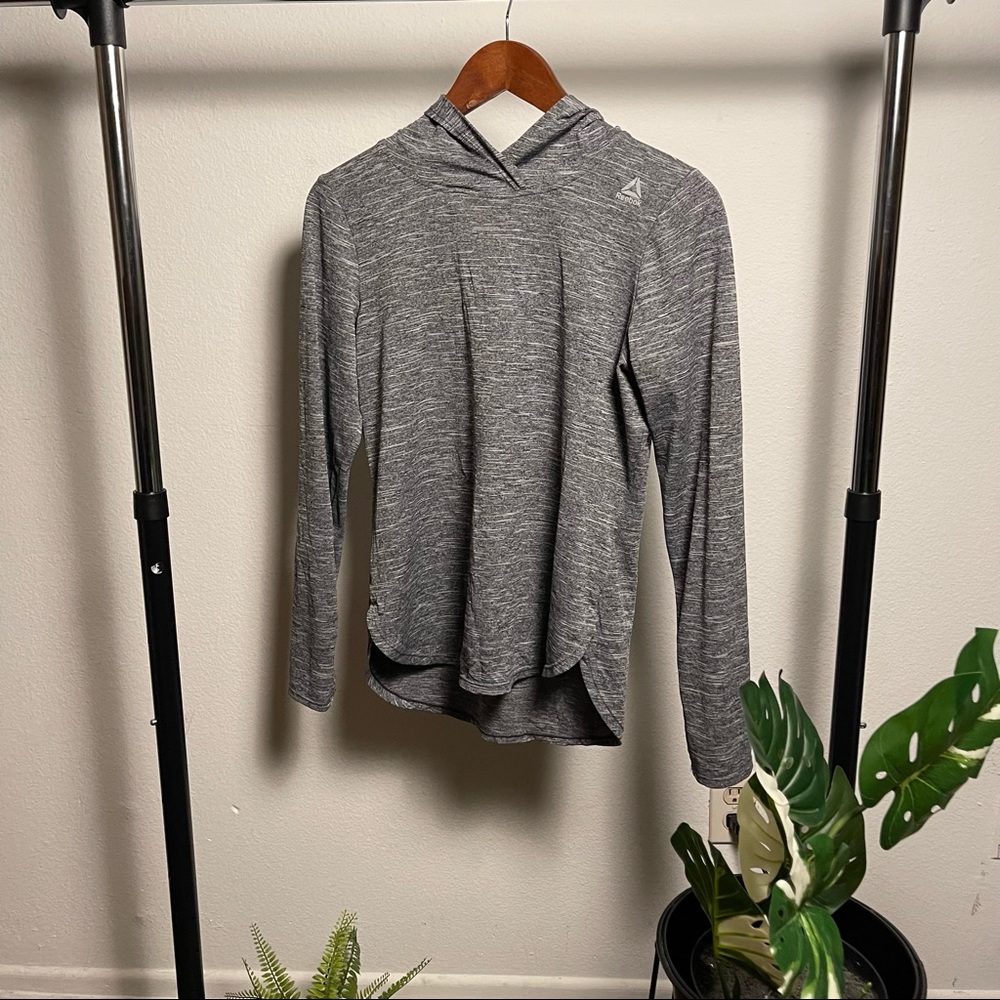 Reebok Gray Dri-Fit Running Long Sleeve Small